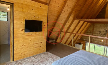 Chalé antes do centro de Ibiúna